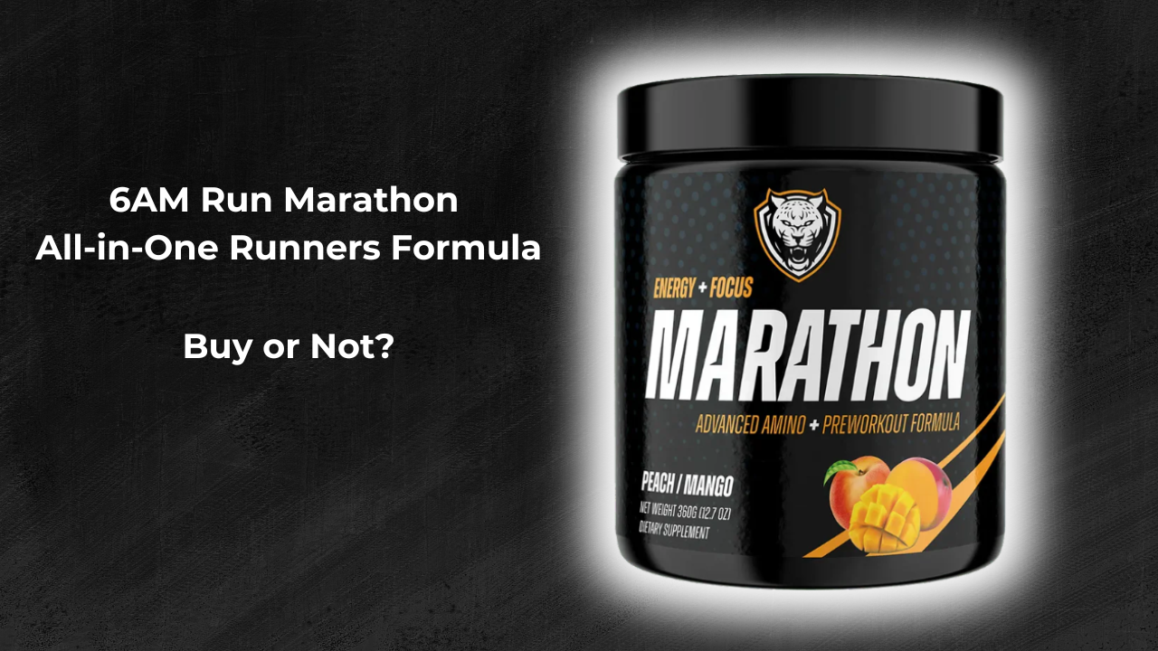 6AM Run Marathon All-in-One Runners Formula